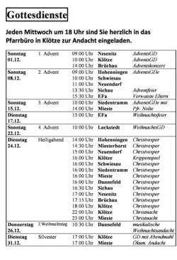 Gemeindeblatt Klötze Dez 24 Feb25